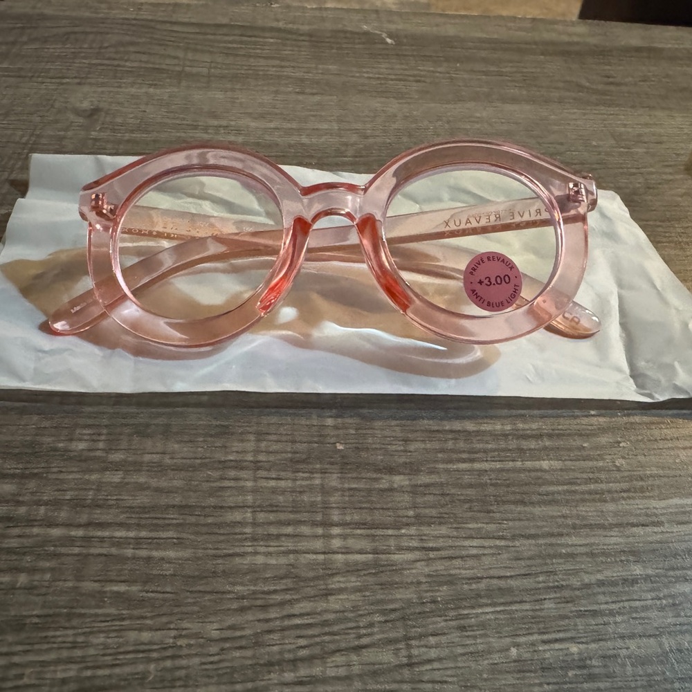 Prive Revaux Pink Round Reader Glasses